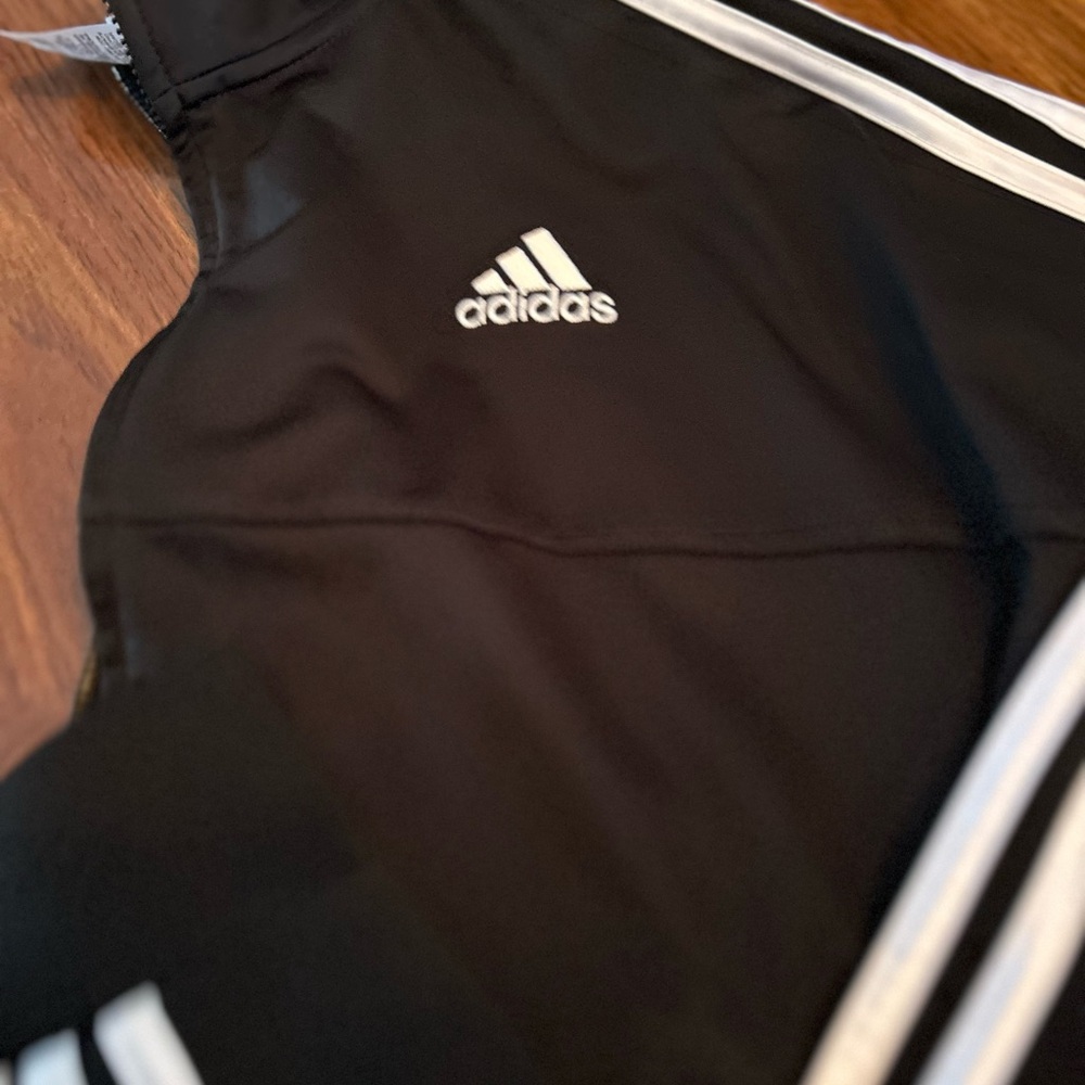 Boys Adidas Black and White Athletic  Jacket/ Pants Set - Picture 9 of 10